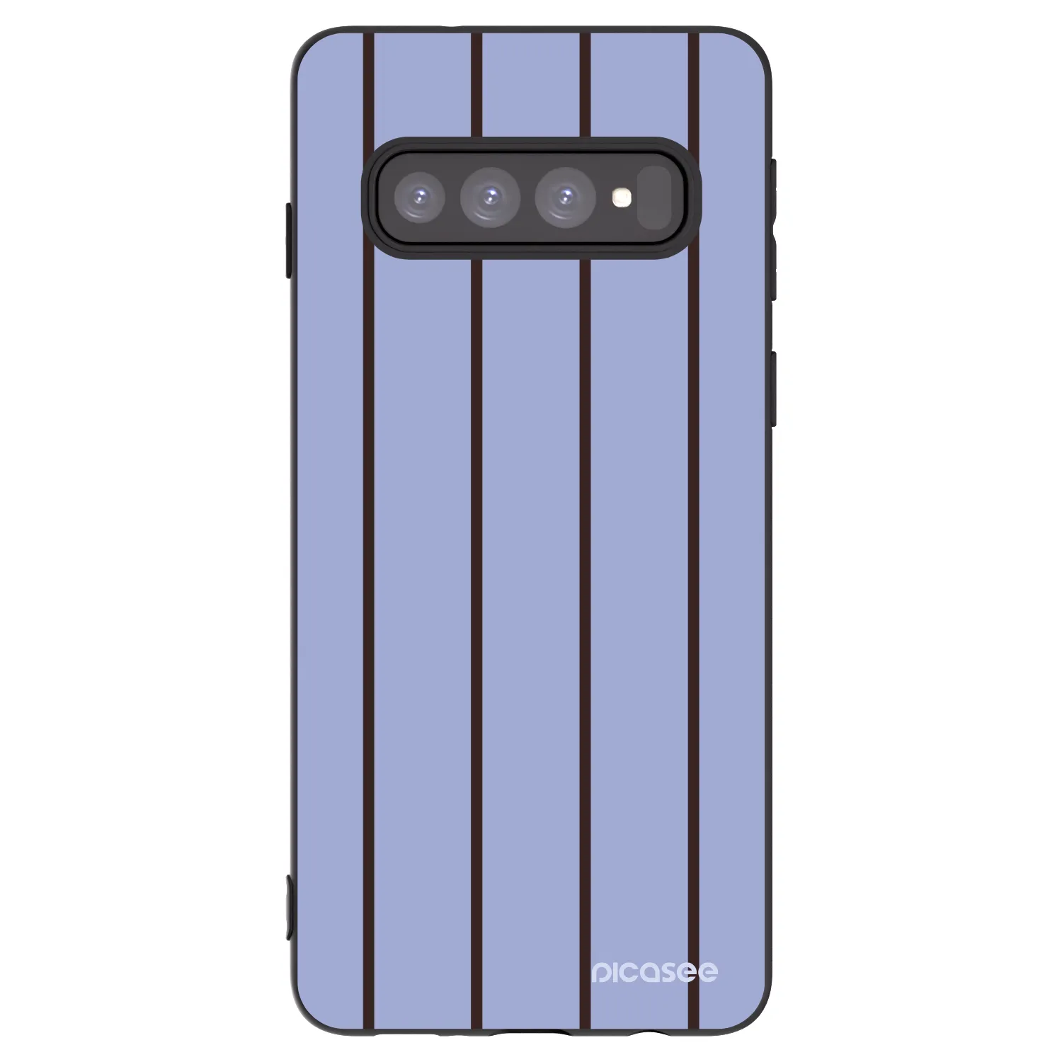 Picasee silikonowe czarne etui na Samsung Galaxy S10 G973 - Poolside member
