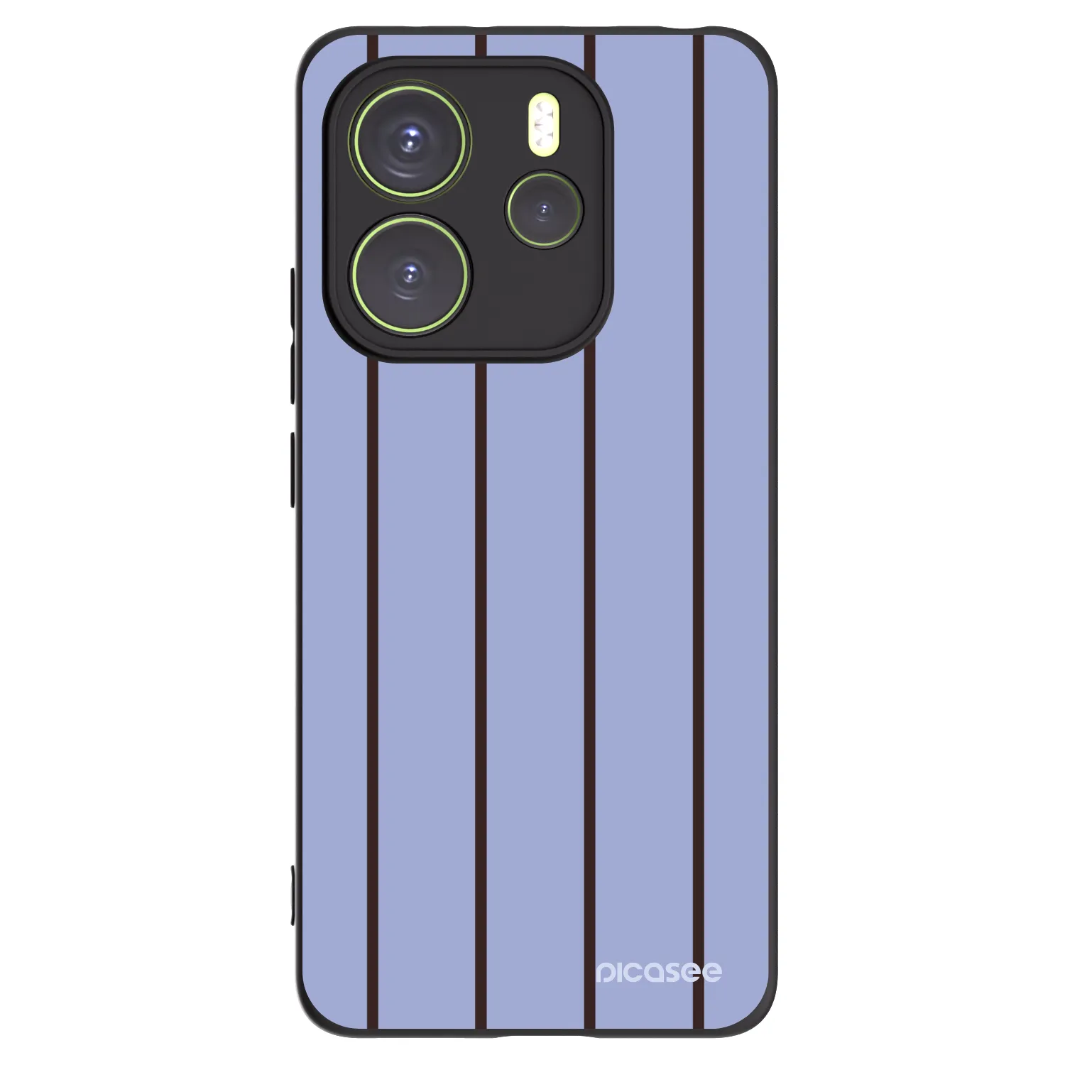 Picasee silikonowe czarne etui na Xiaomi Redmi Note 14 4G - Poolside member