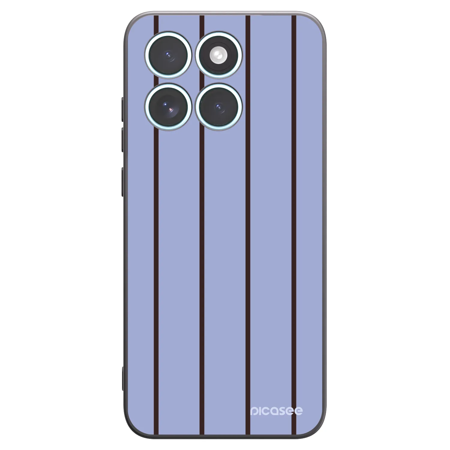 Picasee silikonowe czarne etui na Motorola Edge 70 Fusion - Poolside member