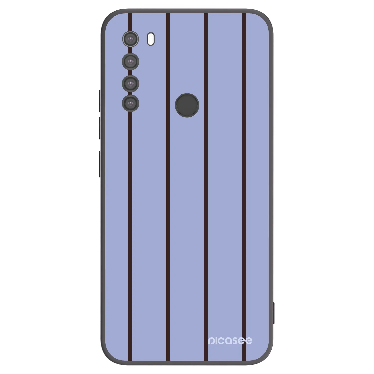 Picasee silikonowe czarne etui na Xiaomi Redmi Note 8 - Poolside member