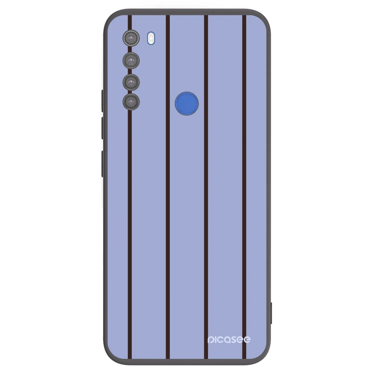 Picasee silikonowe czarne etui na Xiaomi Redmi Note 8T - Poolside member