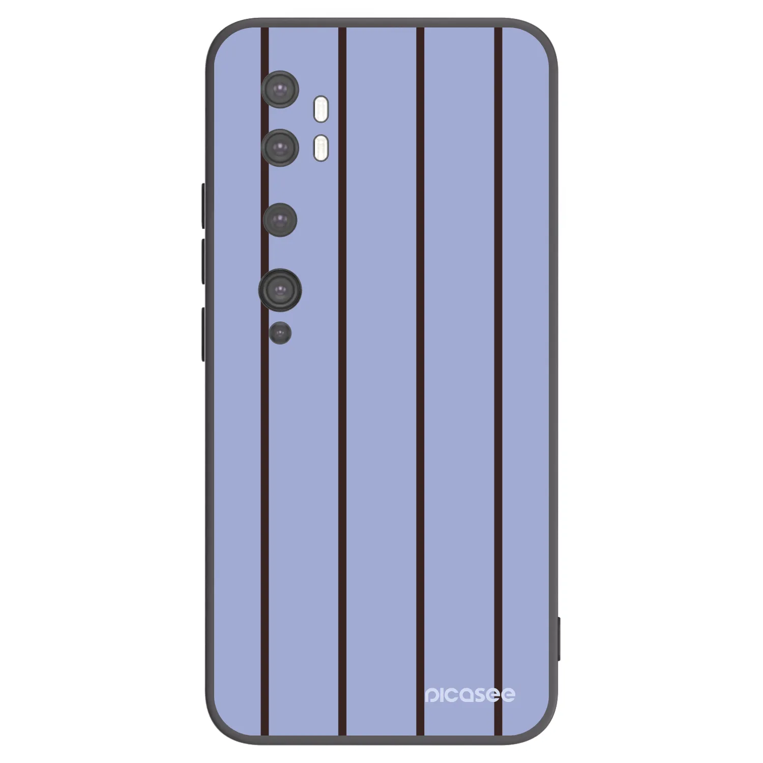 Picasee silikonowe czarne etui na Xiaomi Mi Note 10 (Pro) - Poolside member