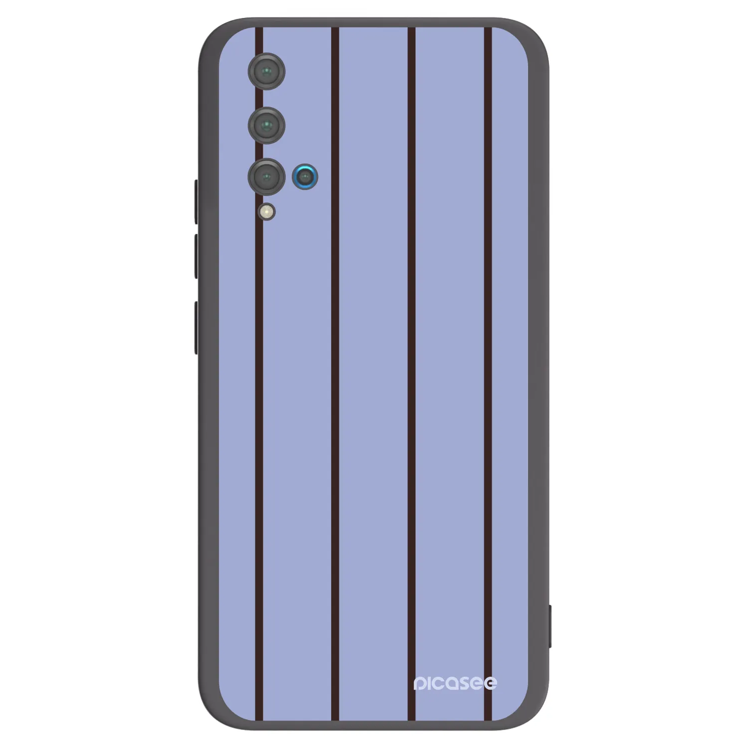 Picasee silikonowe czarne etui na Huawei Nova 5T - Poolside member