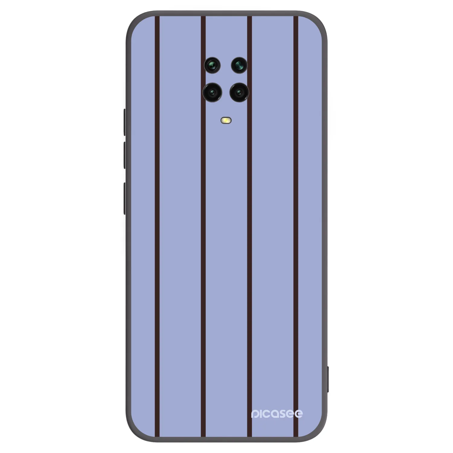 Picasee silikonowe czarne etui na Xiaomi Redmi Note 9 Pro - Poolside member