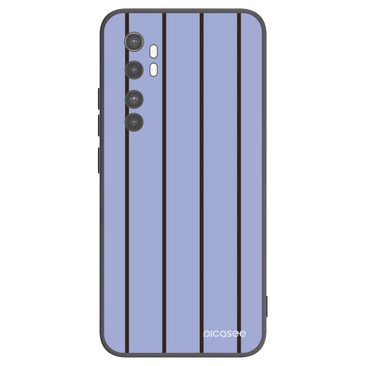 Picasee silikonowe czarne etui na Xiaomi Mi Note 10 Lite - Poolside member