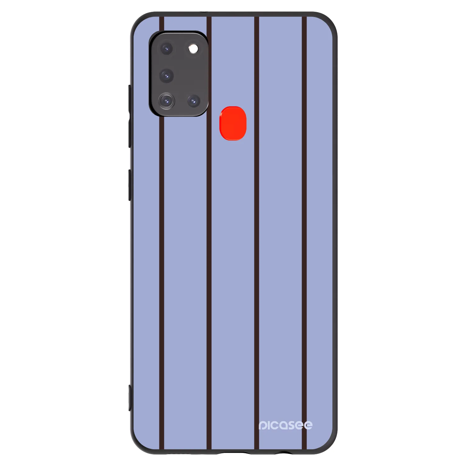 Picasee silikonowe czarne etui na Samsung Galaxy A21s - Poolside member