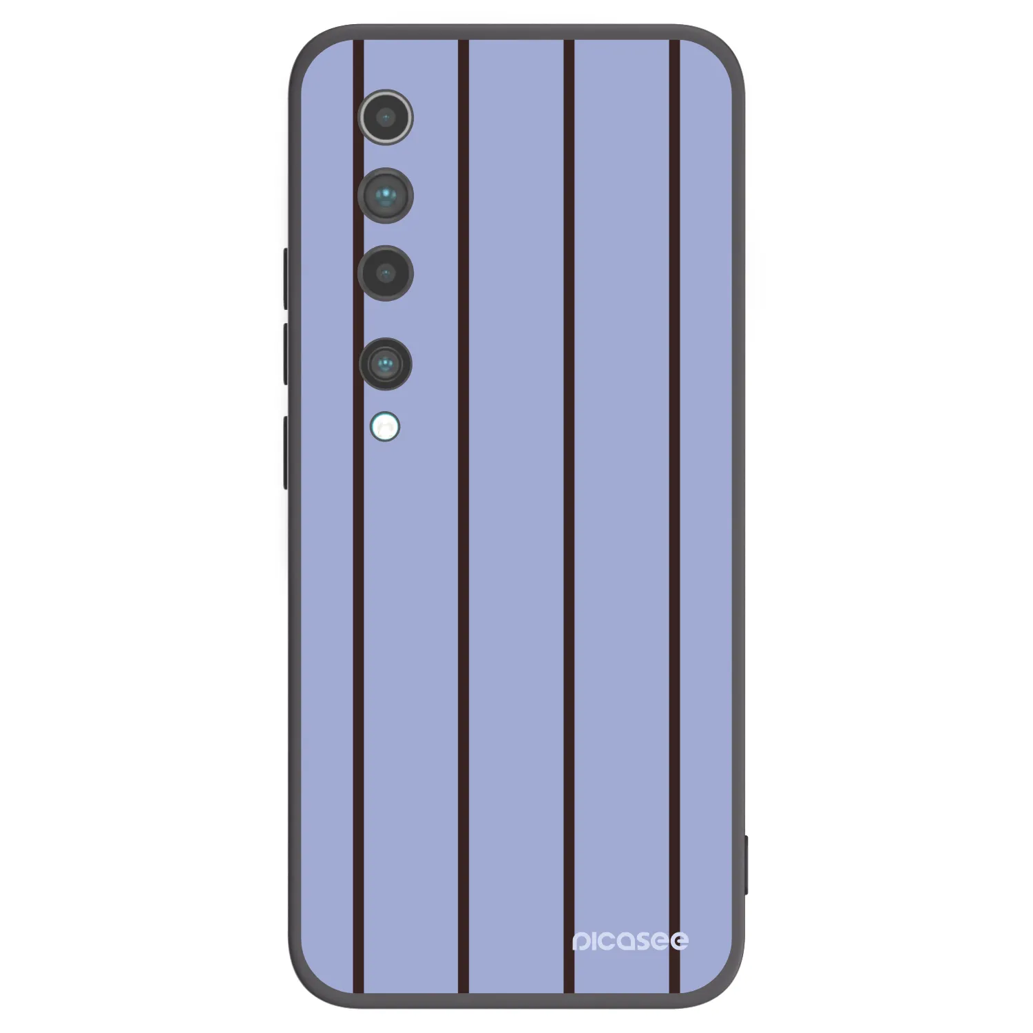 Picasee silikonowe czarne etui na Xiaomi Mi 10 - Poolside member