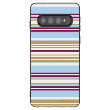 Picasee silikonowe czarne etui na Samsung Galaxy S10 G973 - Souvenir