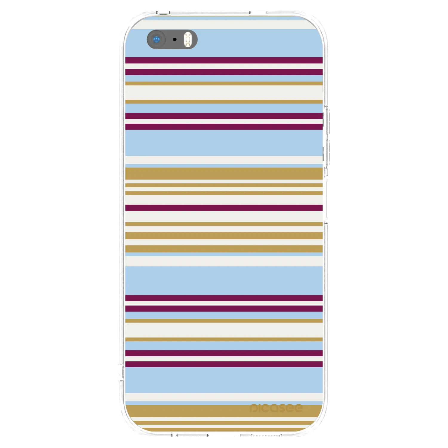 Picasee silikonowe przeźroczyste etui na Apple iPhone 5/5S/SE - Souvenir