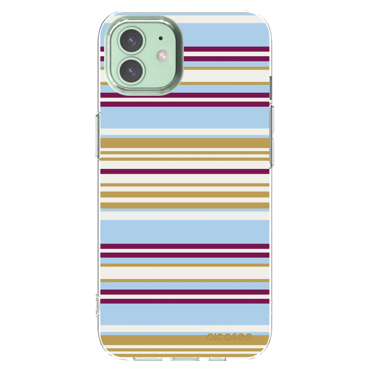 Picasee silikonowe przeźroczyste etui na Apple iPhone 12 - Souvenir