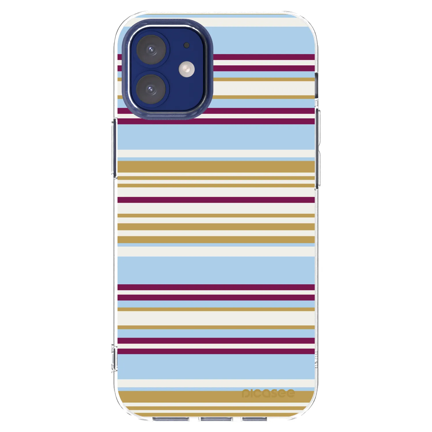 Picasee silikonowe przeźroczyste etui na Apple iPhone 12 mini - Souvenir
