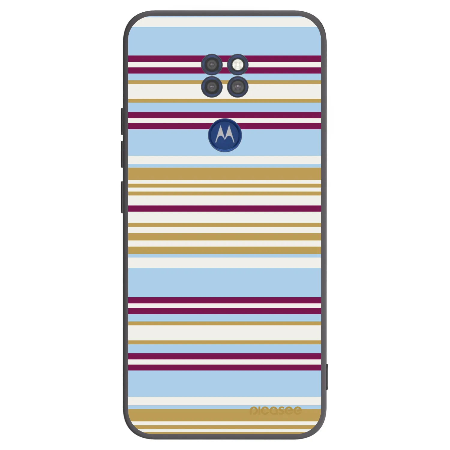 Picasee silikonowe czarne etui na Motorola Moto G9 Play - Souvenir