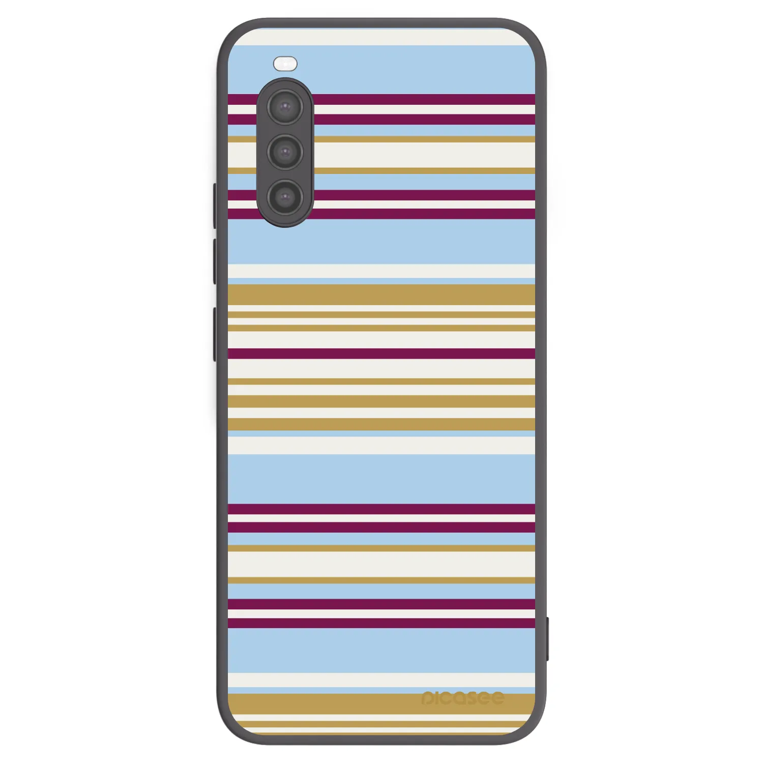 Picasee silikonowe czarne etui na Sony Xperia 10 II - Souvenir