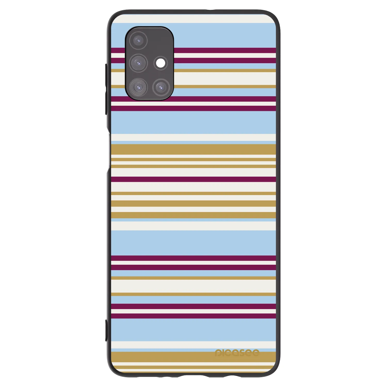 Picasee silikonowe czarne etui na Samsung Galaxy M51 M515F - Souvenir