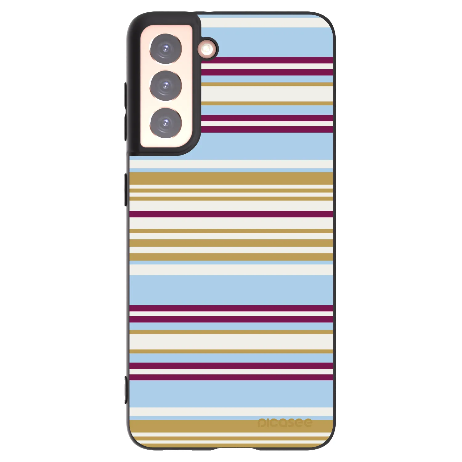 Picasee silikonowe czarne etui na Samsung Galaxy S21 5G G991B - Souvenir