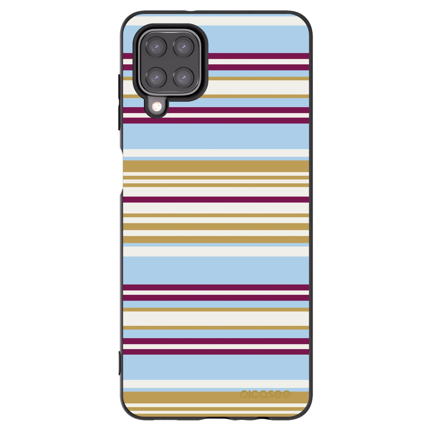 Picasee silikonowe czarne etui na Samsung Galaxy A12 A125F - Souvenir