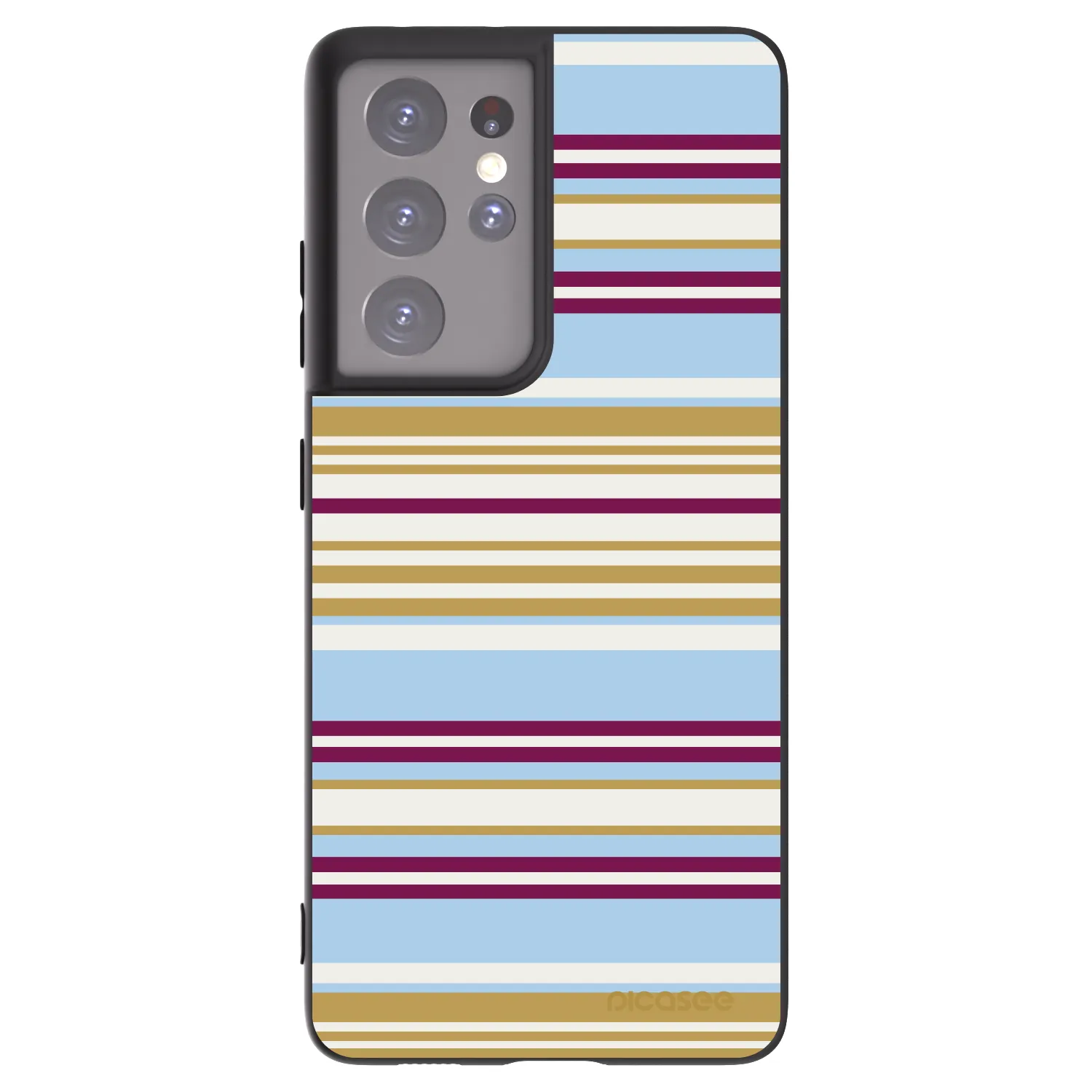 Picasee silikonowe czarne etui na Samsung Galaxy S21 Ultra 5G G998B - Souvenir