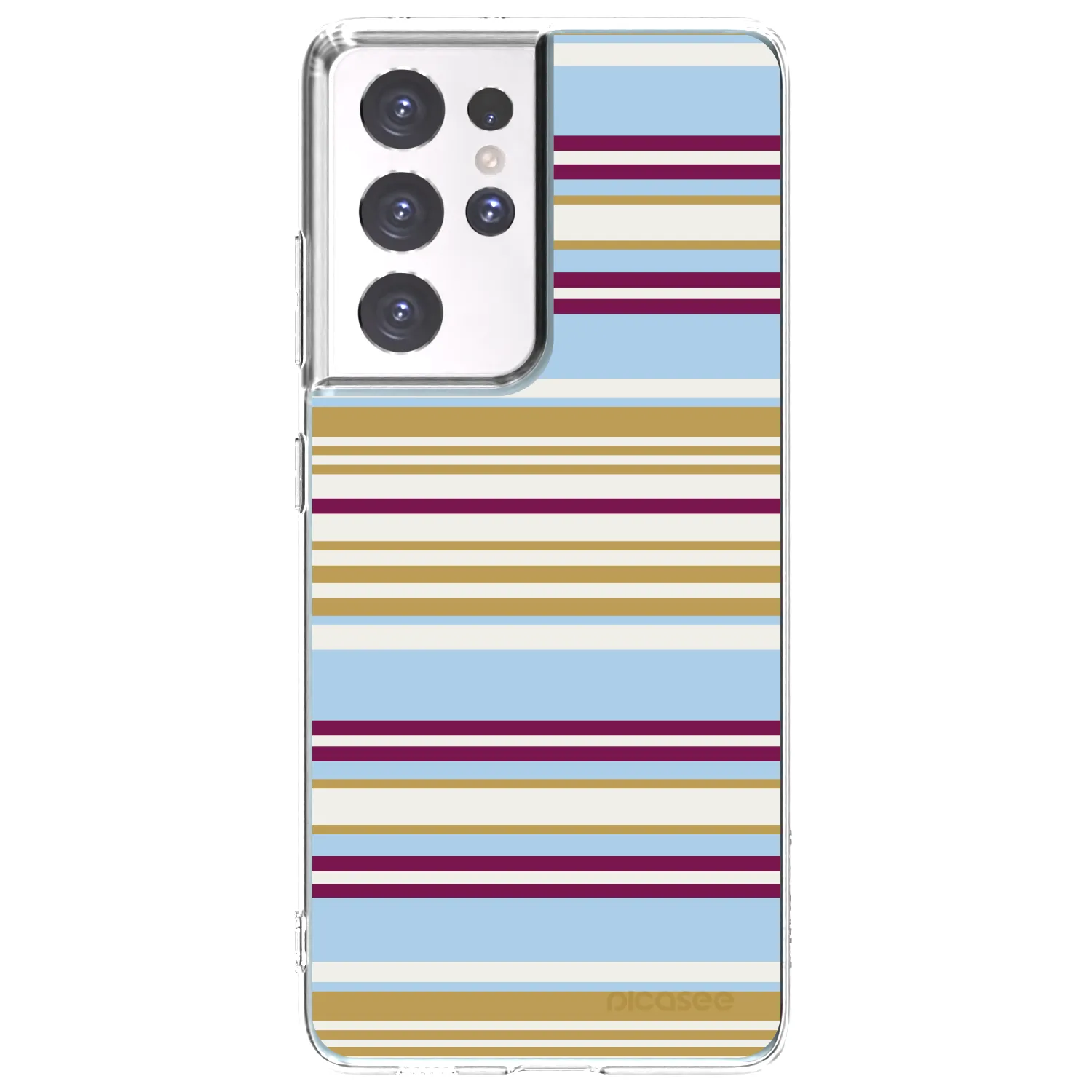 Picasee silikonowe przeźroczyste etui na Samsung Galaxy S21 Ultra 5G G998B - Souvenir