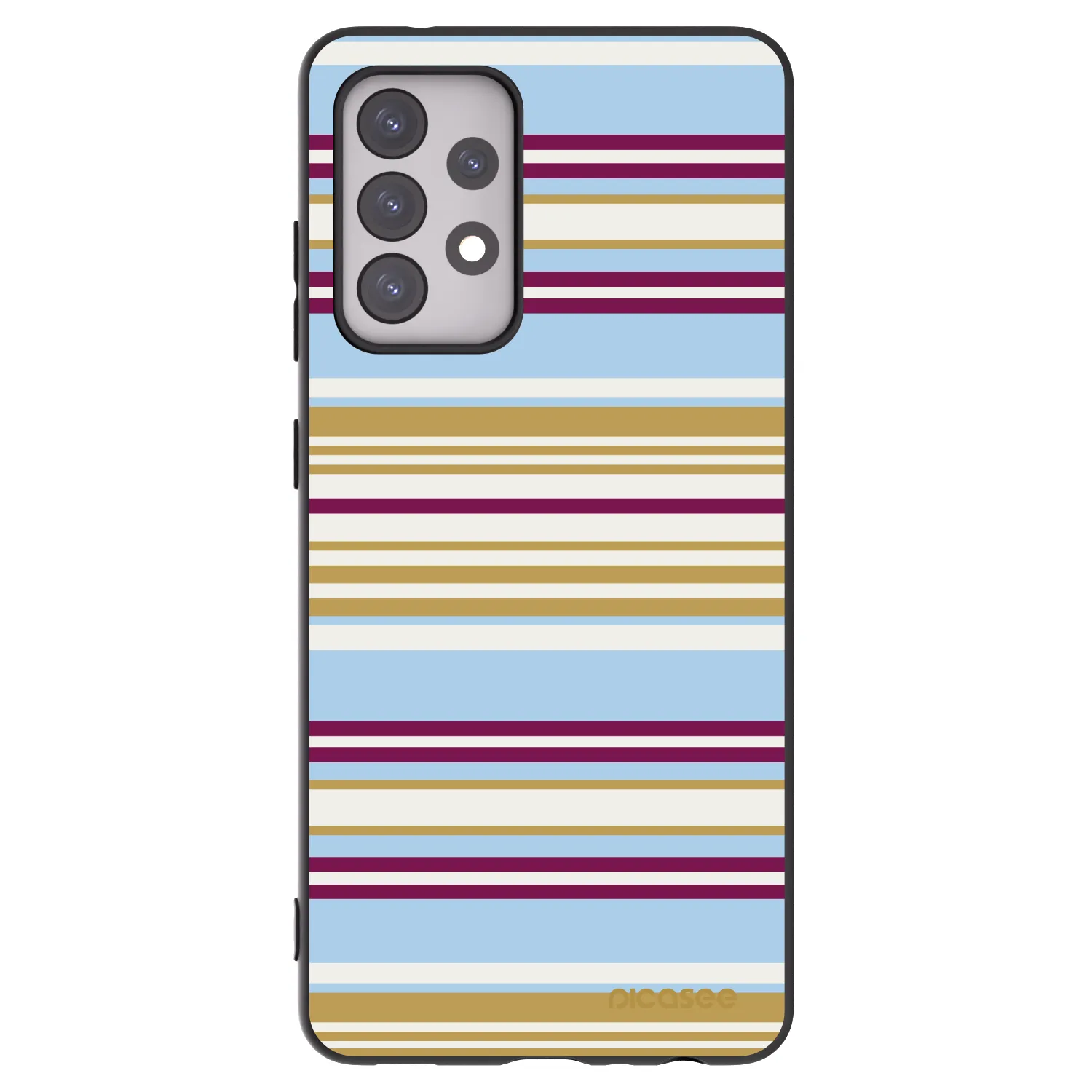 Picasee silikonowe czarne etui na Samsung Galaxy A52 5G A525F - Souvenir