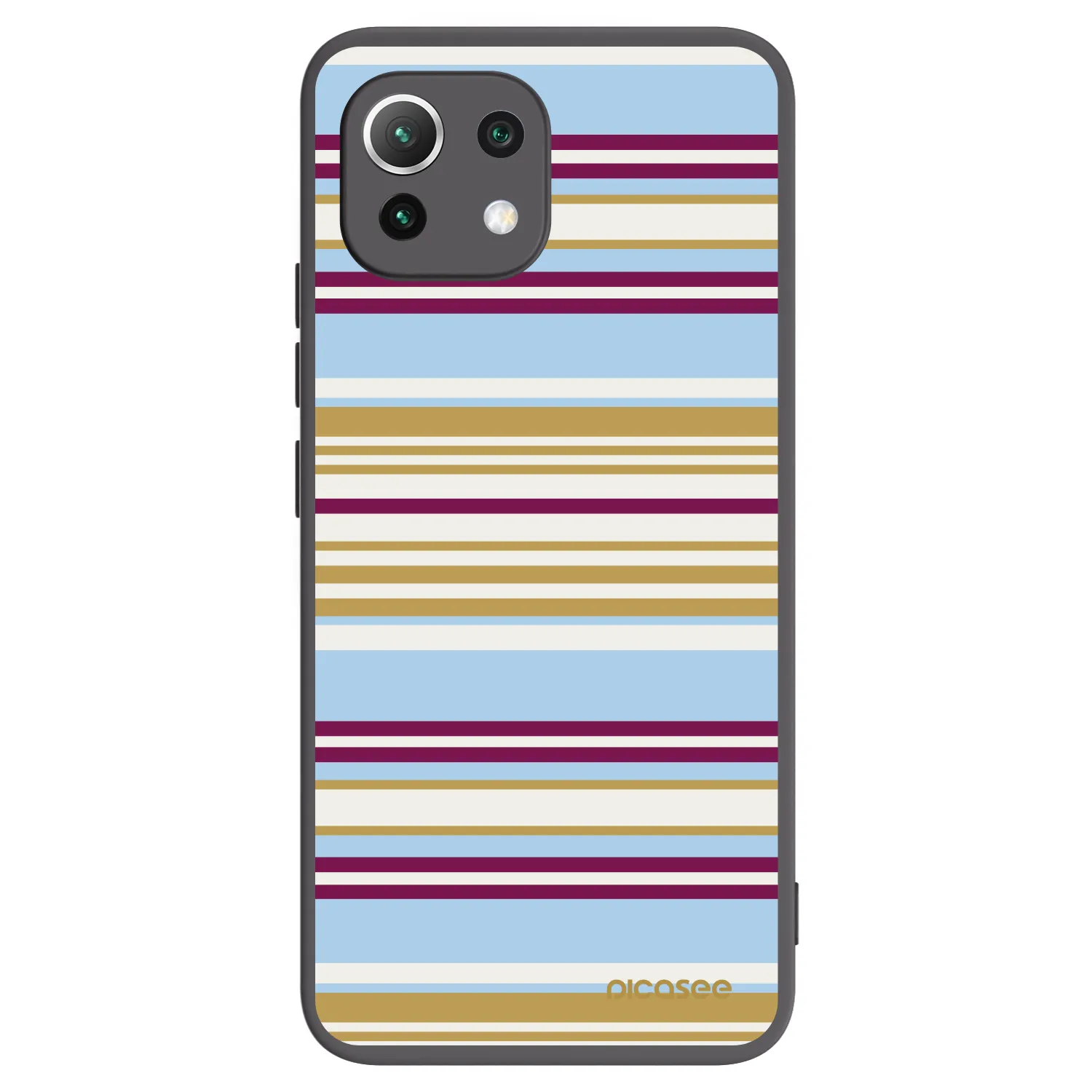 Picasee silikonowe czarne etui na Xiaomi Mi 11 Lite - Souvenir