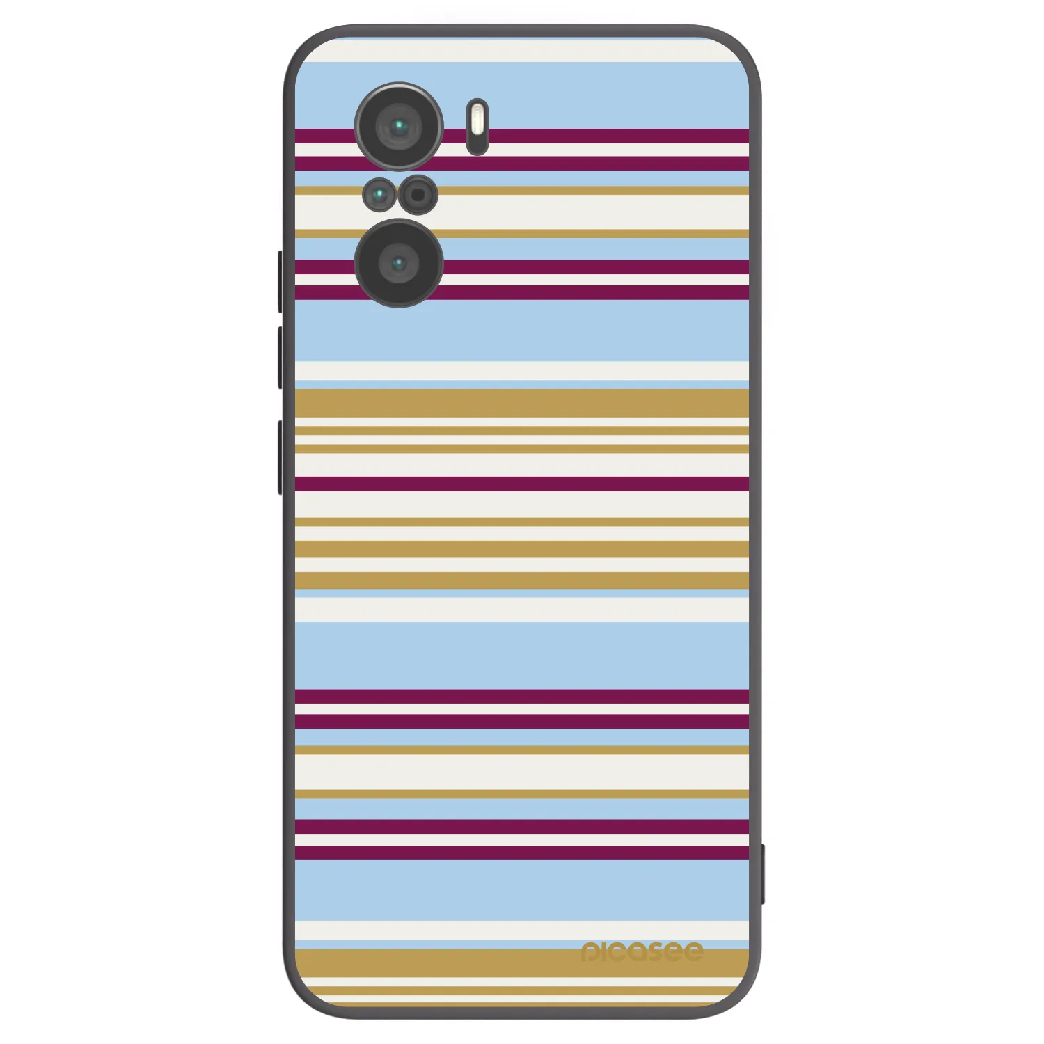 Picasee silikonowe czarne etui na Xiaomi Poco F3 - Souvenir