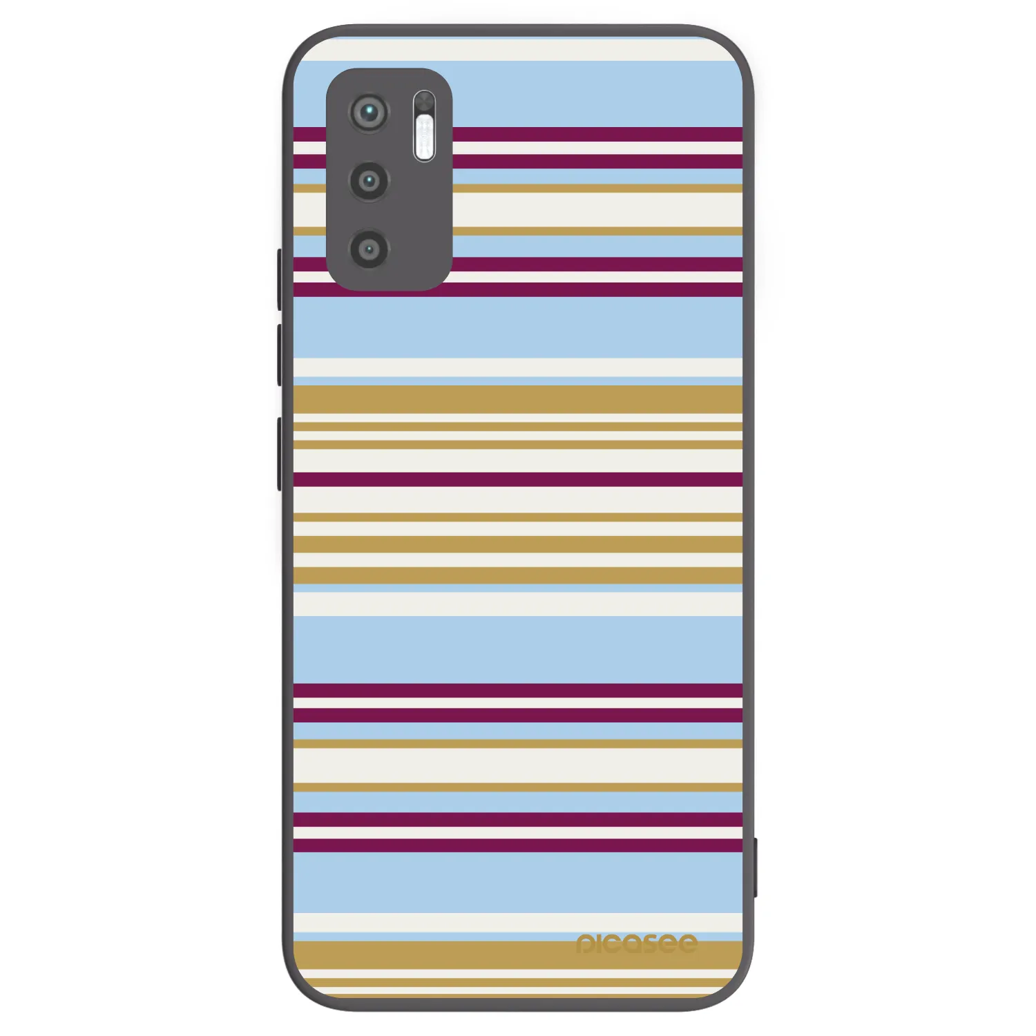Picasee silikonowe czarne etui na Xiaomi Redmi Note 10 5G - Souvenir