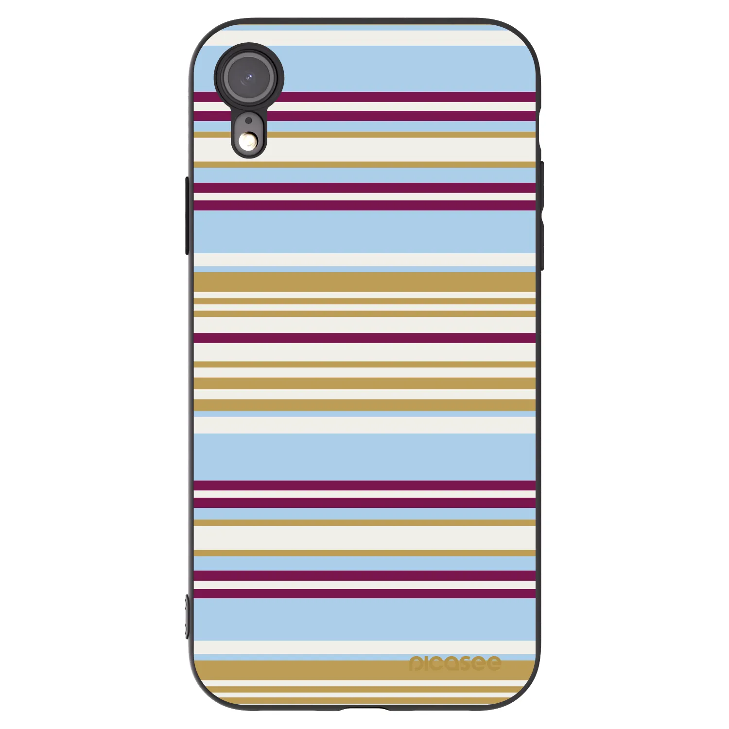 Picasee silikonowe czarne etui na Apple iPhone XR - Souvenir