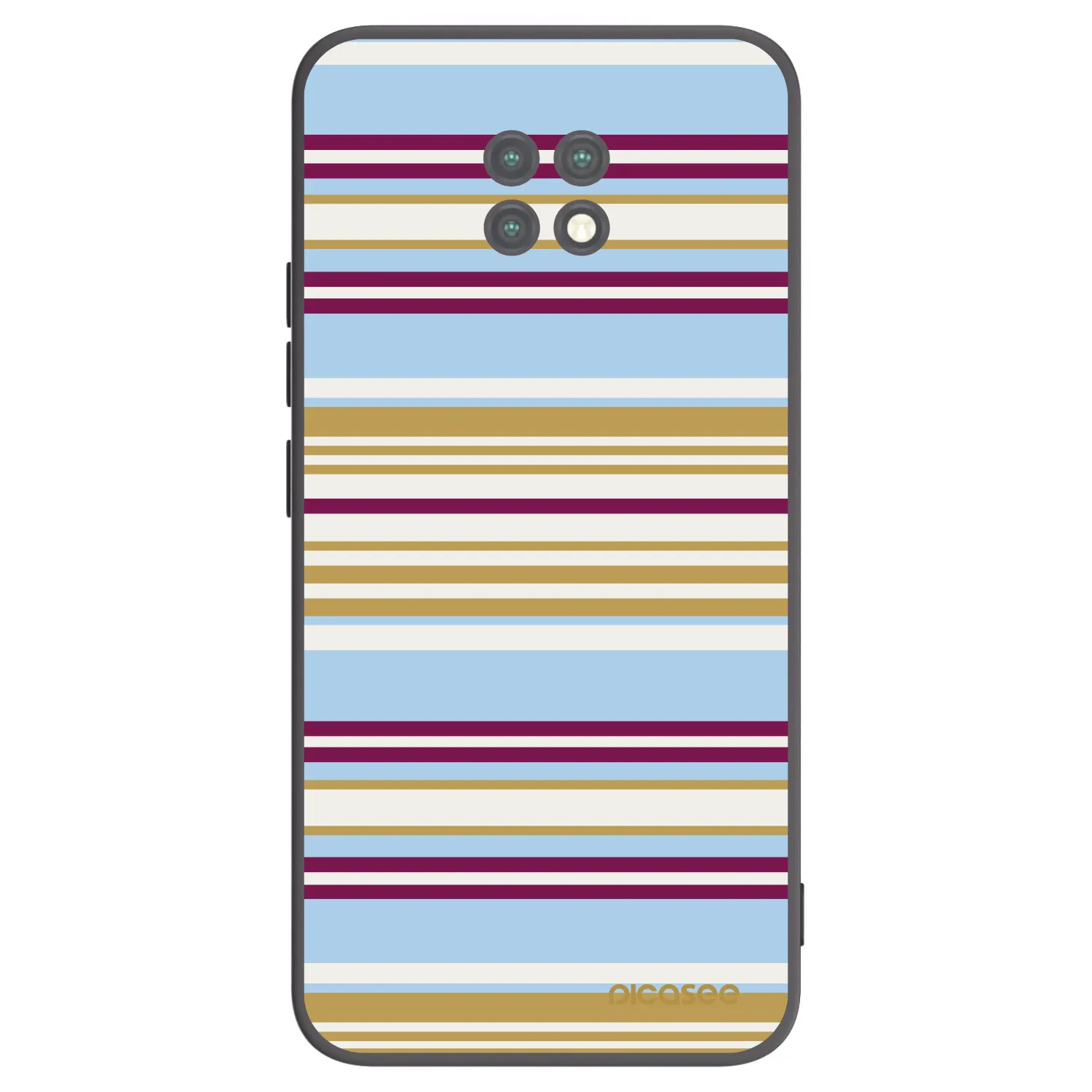 Picasee silikonowe czarne etui na Xiaomi Redmi Note 9T - Souvenir