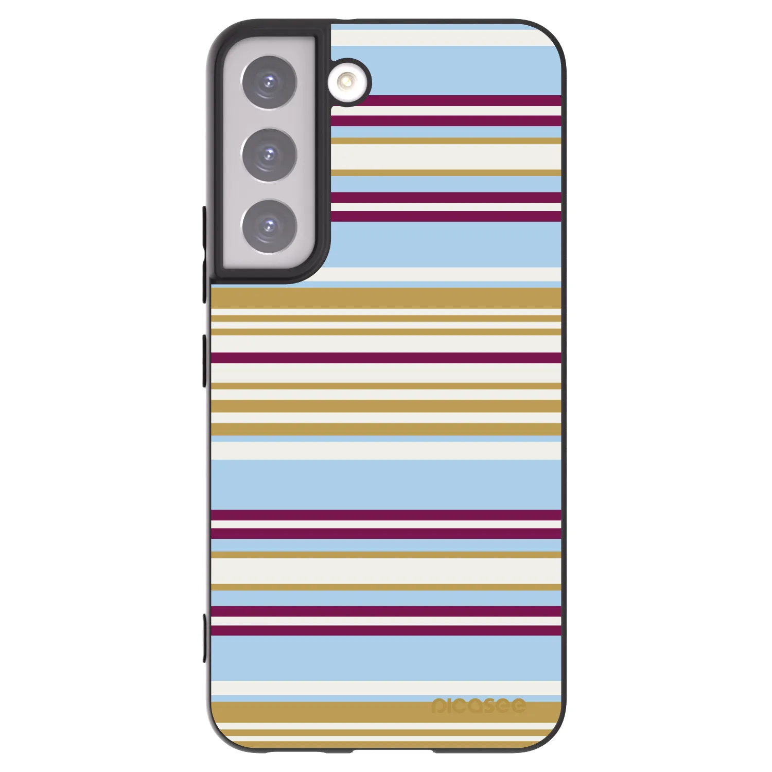 Picasee silikonowe czarne etui na Samsung Galaxy S22 5G - Souvenir
