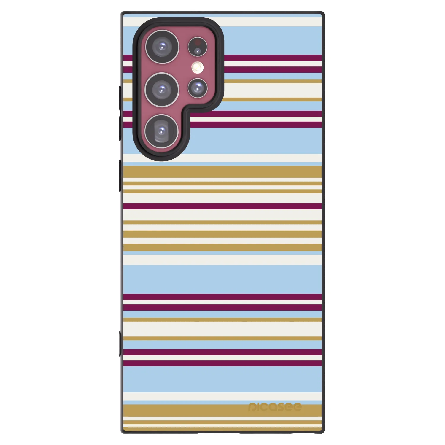 Picasee silikonowe czarne etui na Samsung Galaxy S22 Ultra 5G - Souvenir