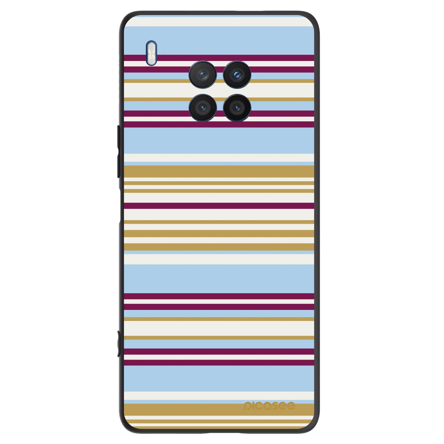 Picasee silikonowe czarne etui na Honor 50 Lite - Souvenir