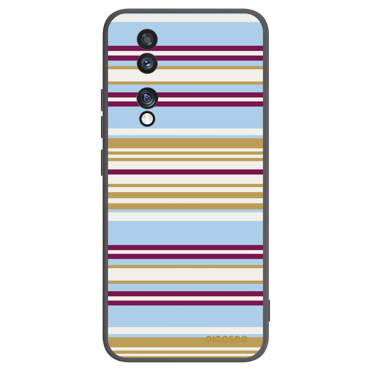 Picasee silikonowe czarne etui na Honor 70 - Souvenir