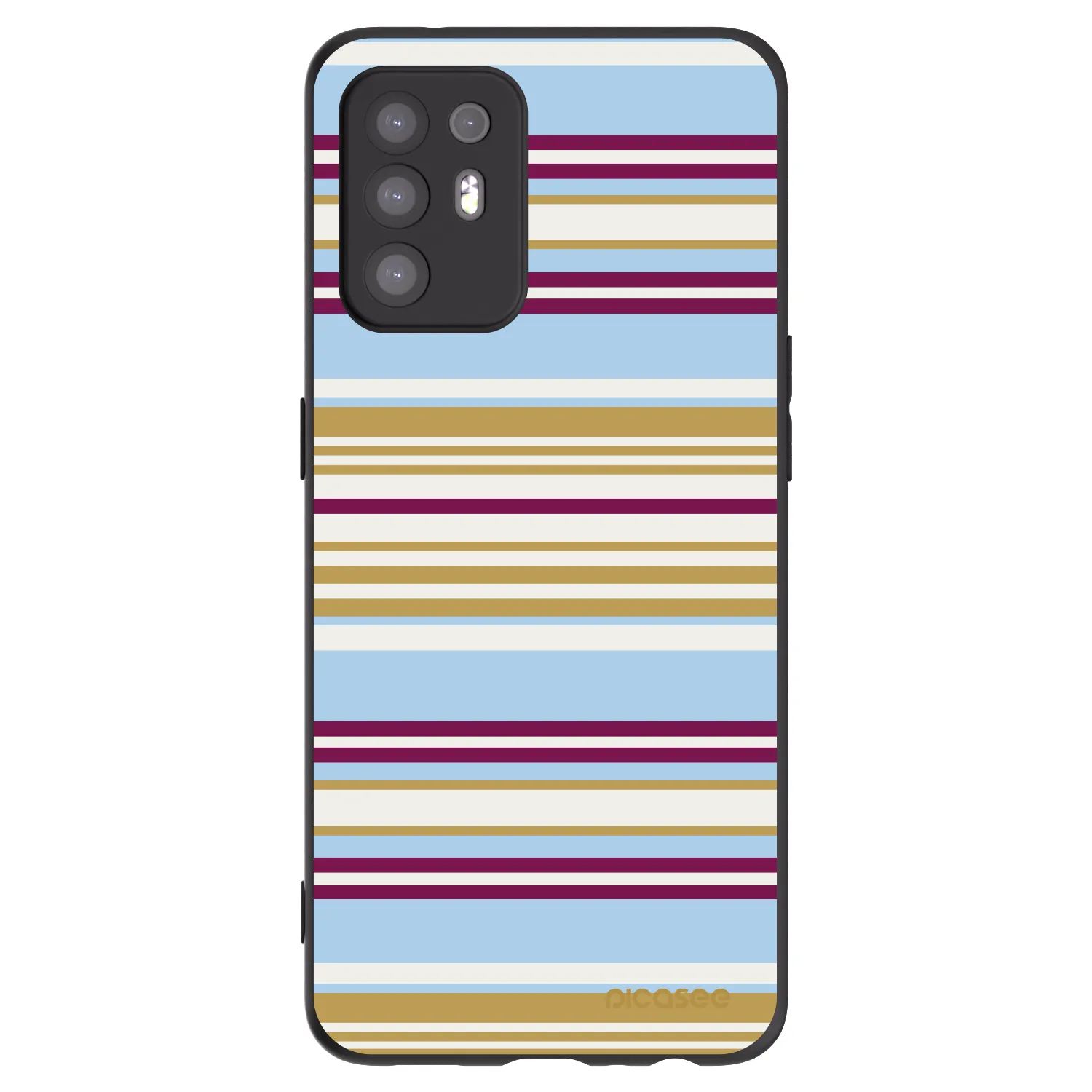 Picasee silikonowe czarne etui na OPPO A94 5G - Souvenir