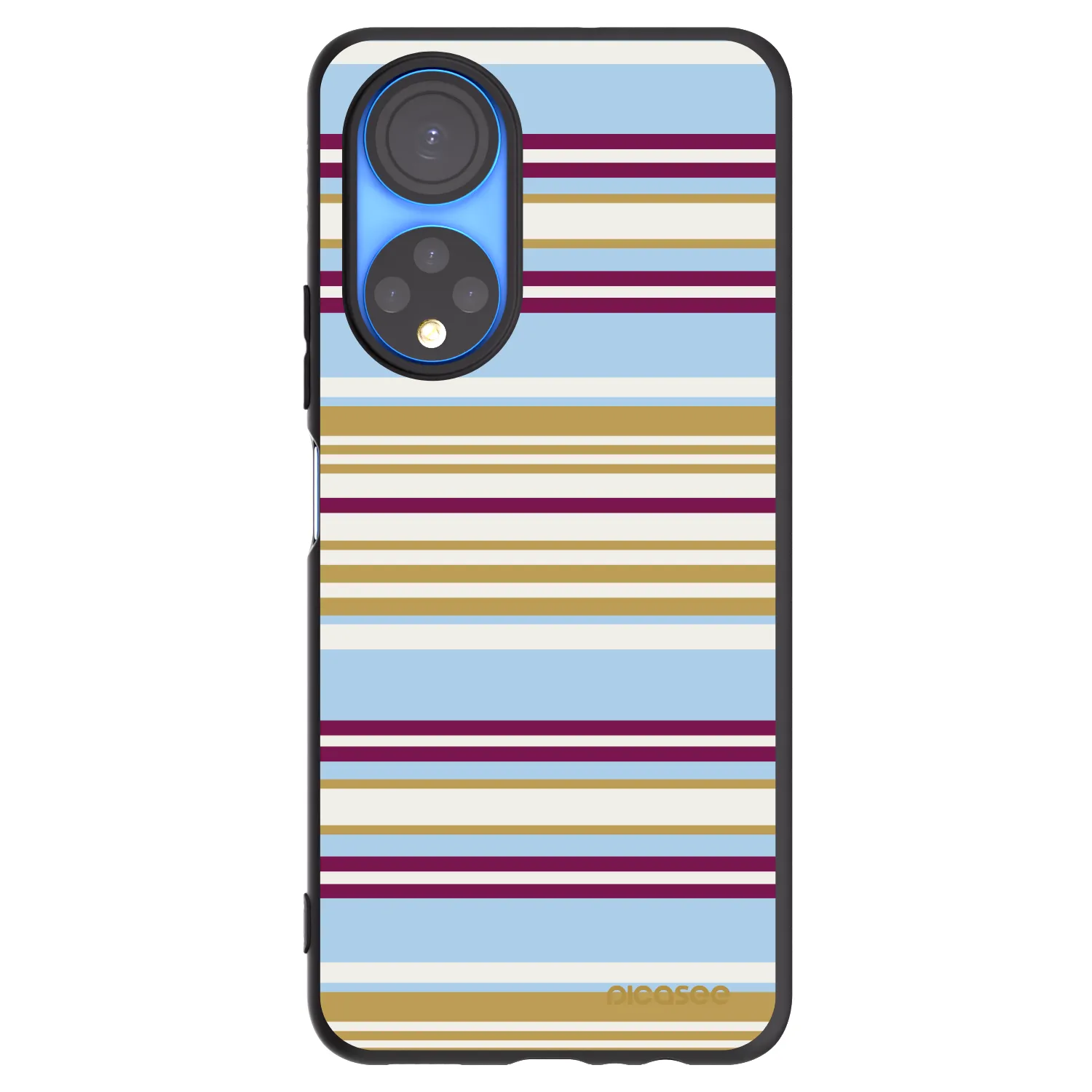 Picasee silikonowe czarne etui na Honor X7 - Souvenir