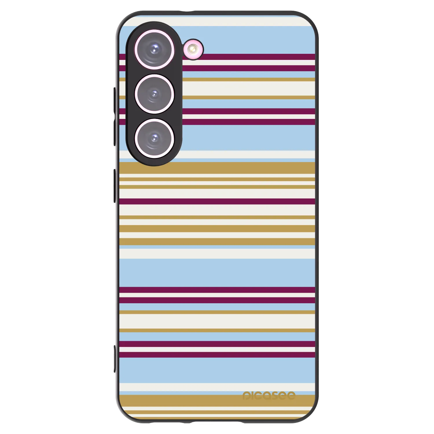 Picasee silikonowe czarne etui na Samsung Galaxy S23 5G - Souvenir