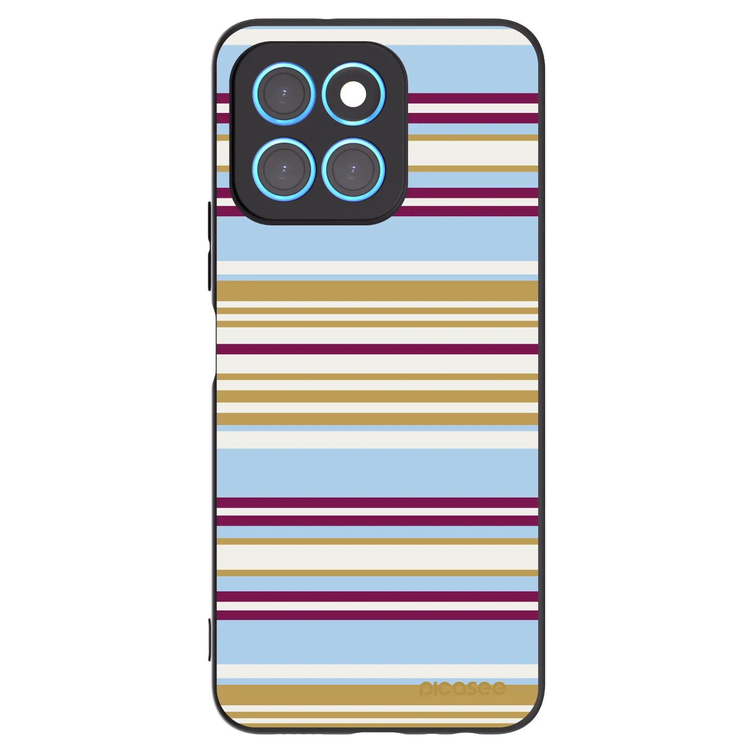 Picasee silikonowe czarne etui na Honor X6 - Souvenir