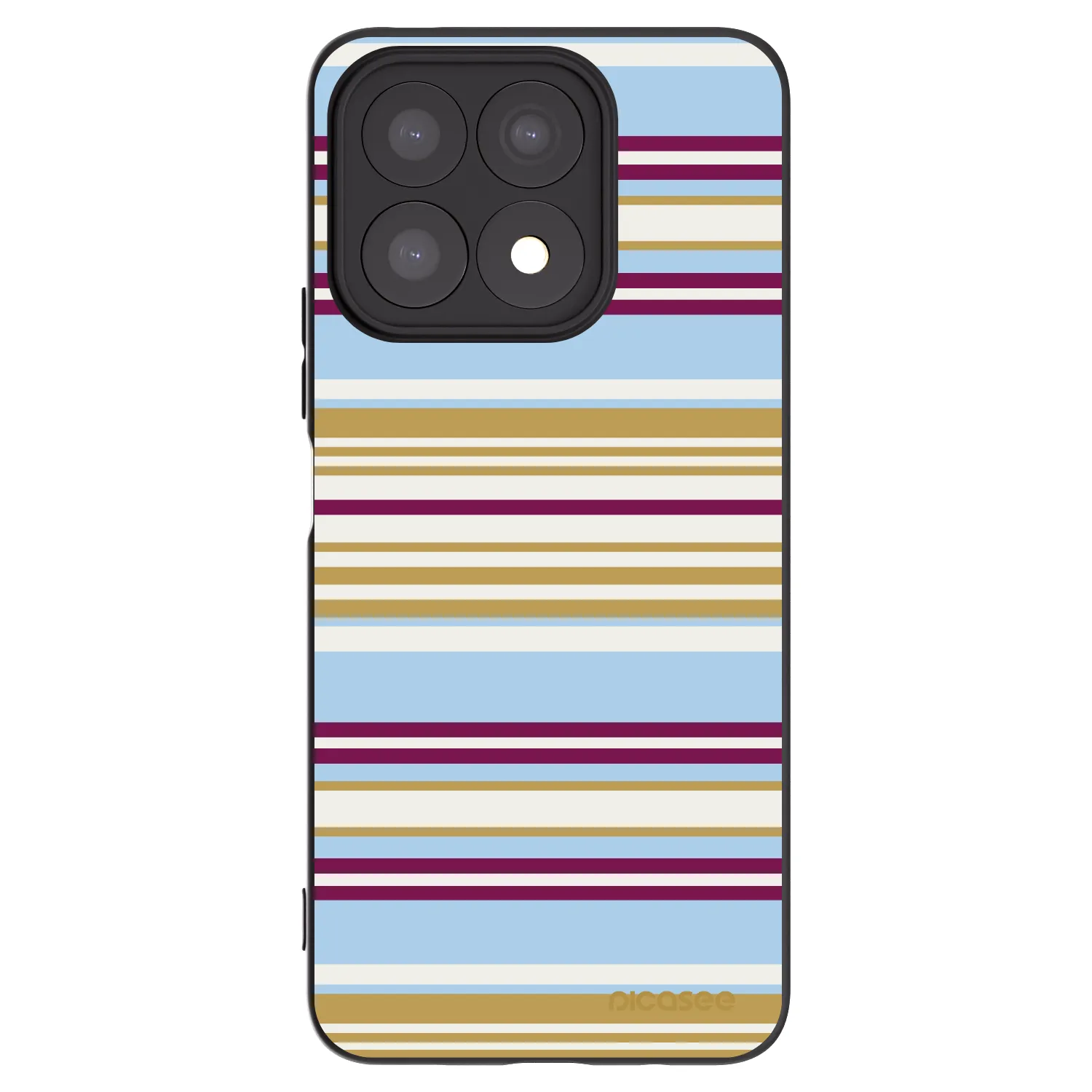 Picasee silikonowe czarne etui na Honor X8a - Souvenir