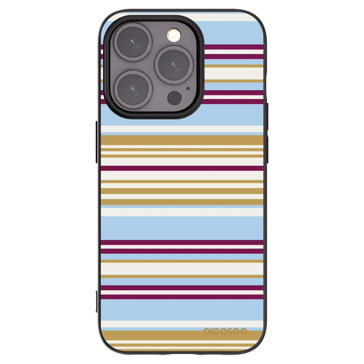 Picasee silikonowe czarne etui na Apple iPhone 15 Pro - Souvenir