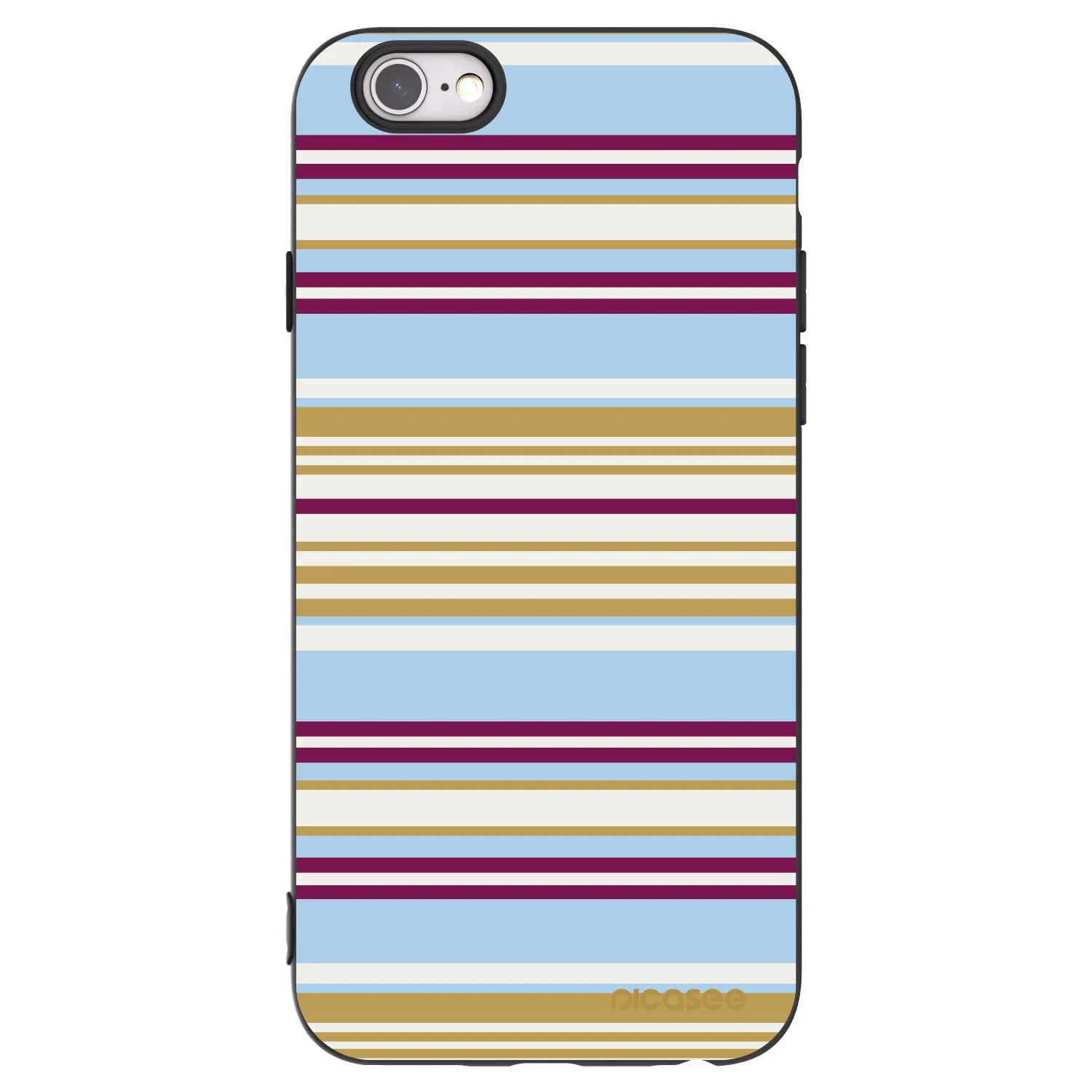 Picasee silikonowe czarne etui na Apple iPhone 6/6S - Souvenir
