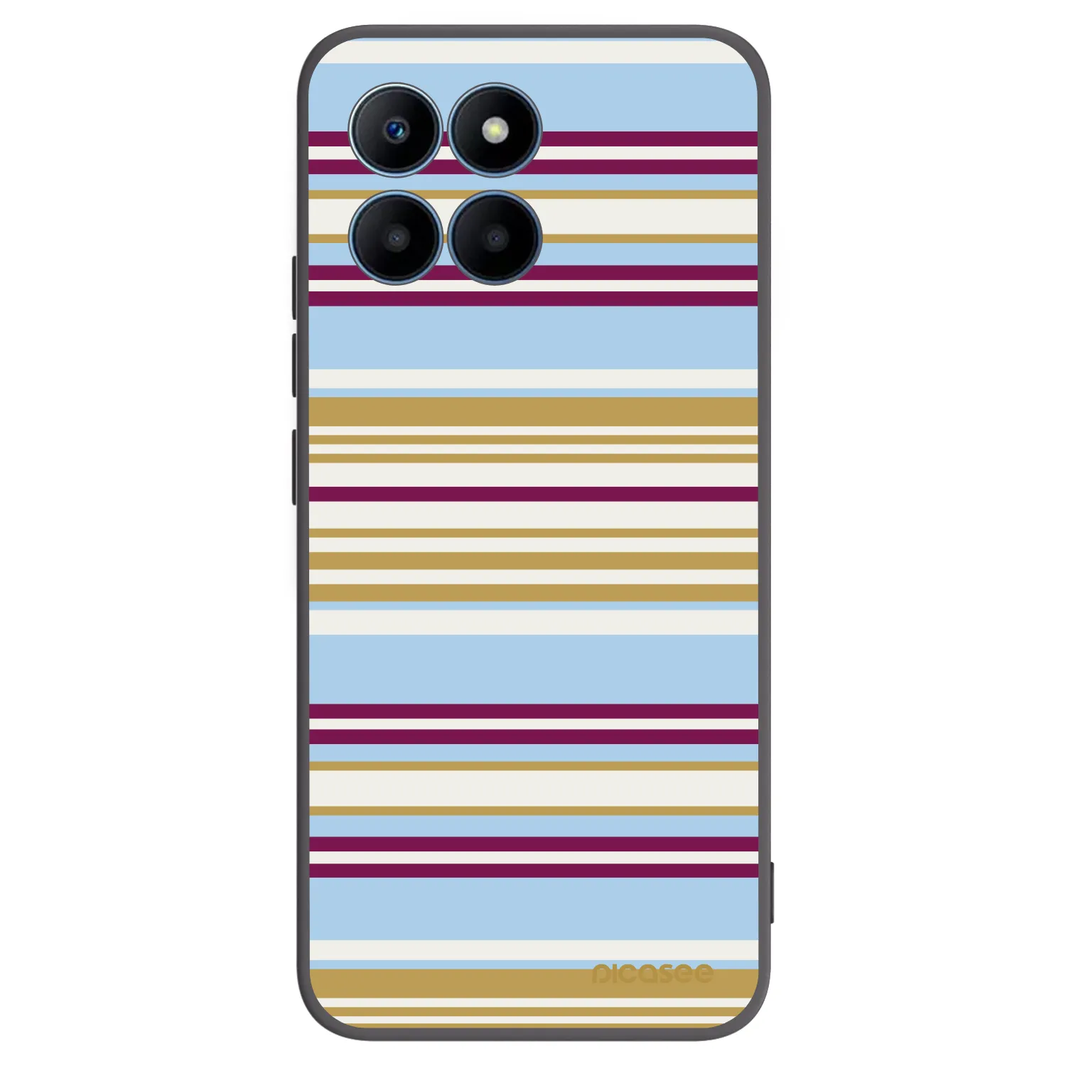 Picasee silikonowe czarne etui na Honor 70 Lite - Souvenir