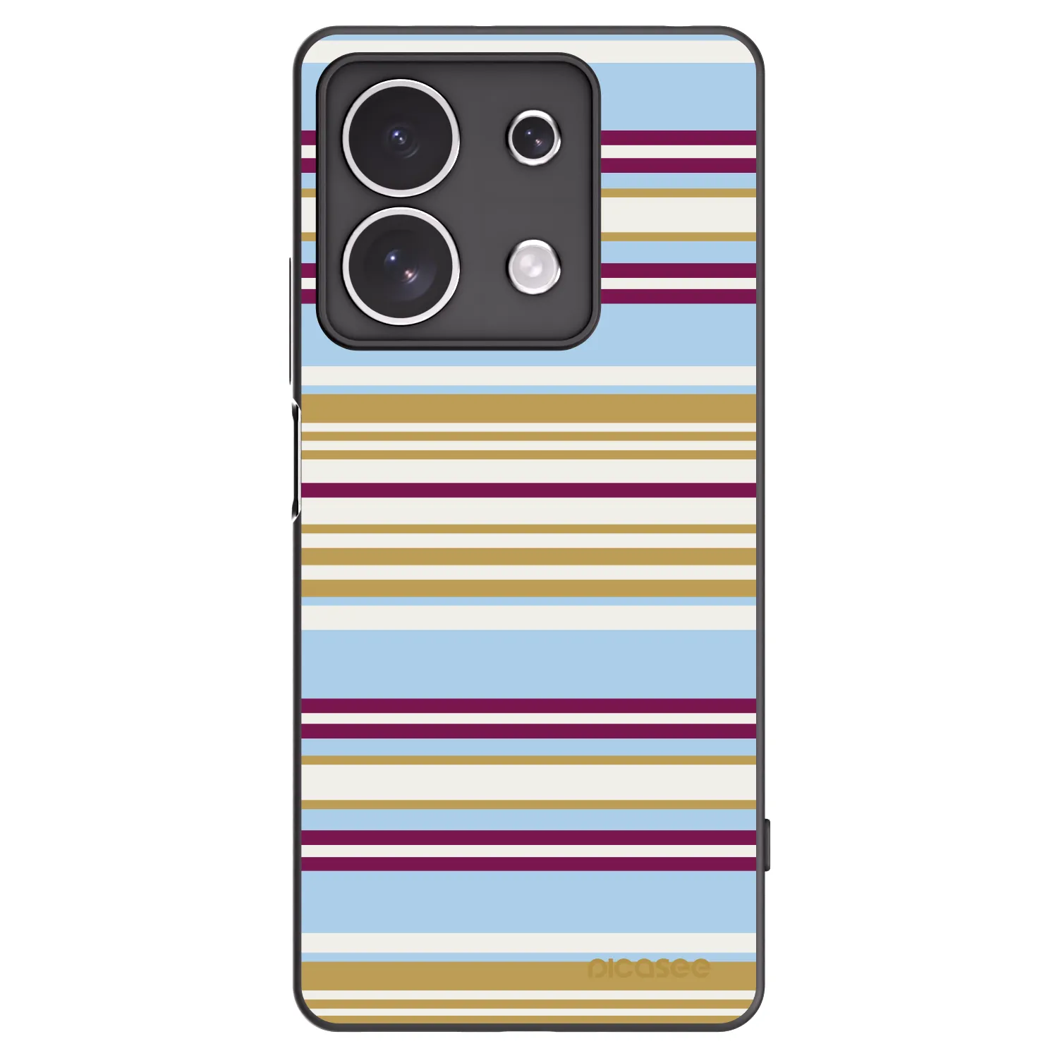 Picasee silikonowe czarne etui na Xiaomi Redmi Note 13 4G - Souvenir