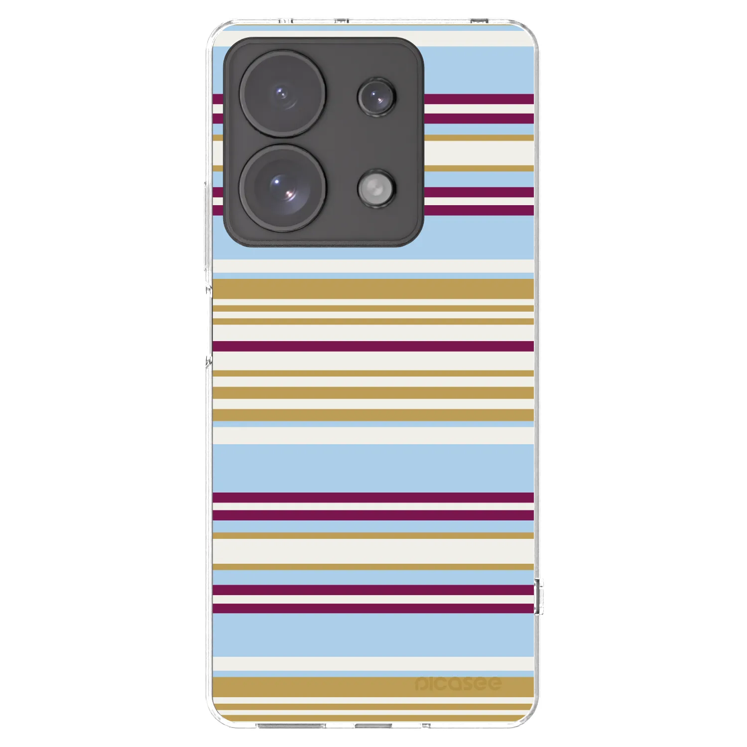 Picasee silikonowe przeźroczyste etui na Xiaomi Redmi Note 13 Pro 4G - Souvenir