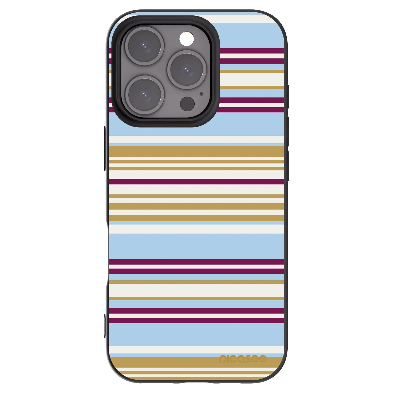 Picasee silikonowe czarne etui na Apple iPhone 16 Pro - Souvenir