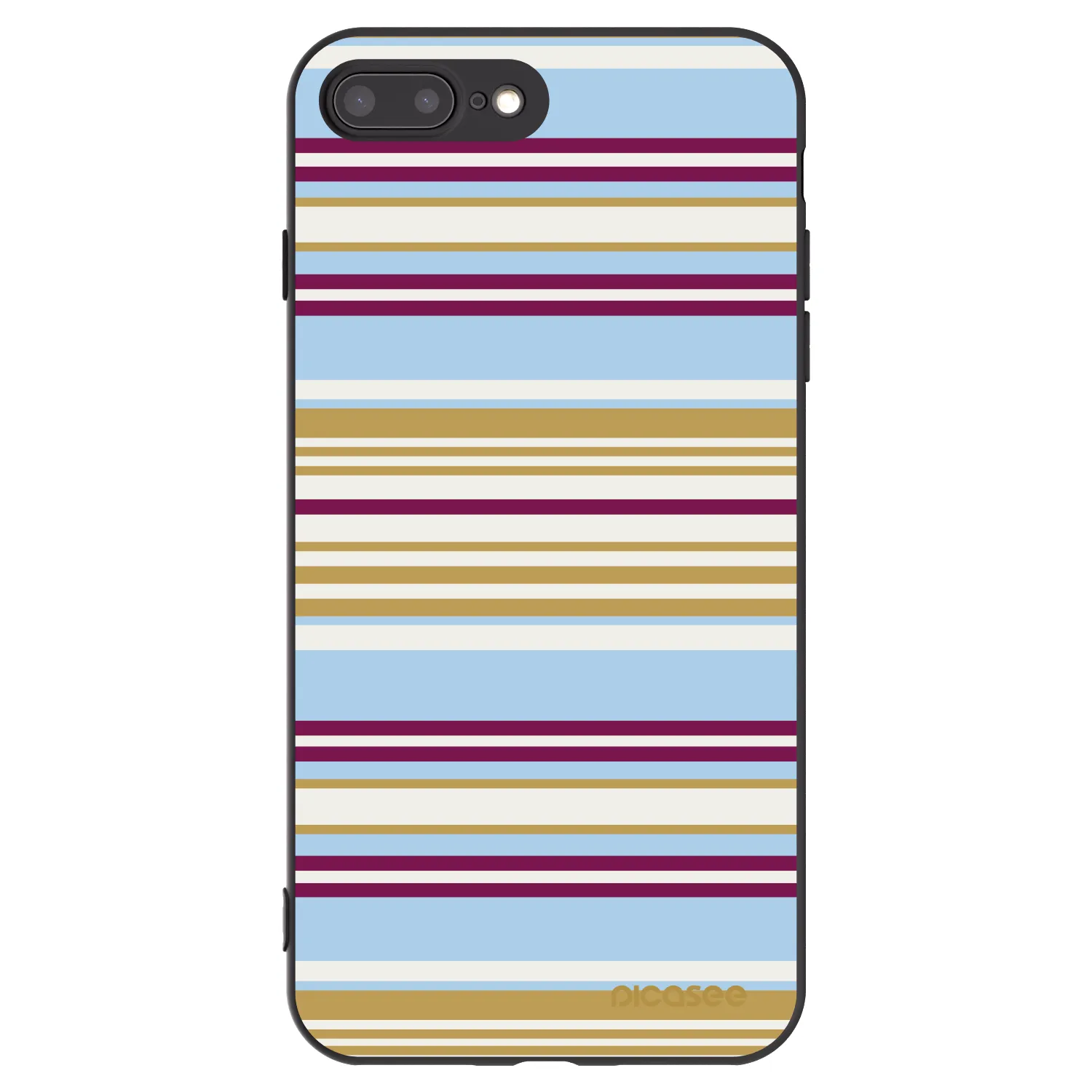 Picasee silikonowe czarne etui na Apple iPhone 7 Plus - Souvenir