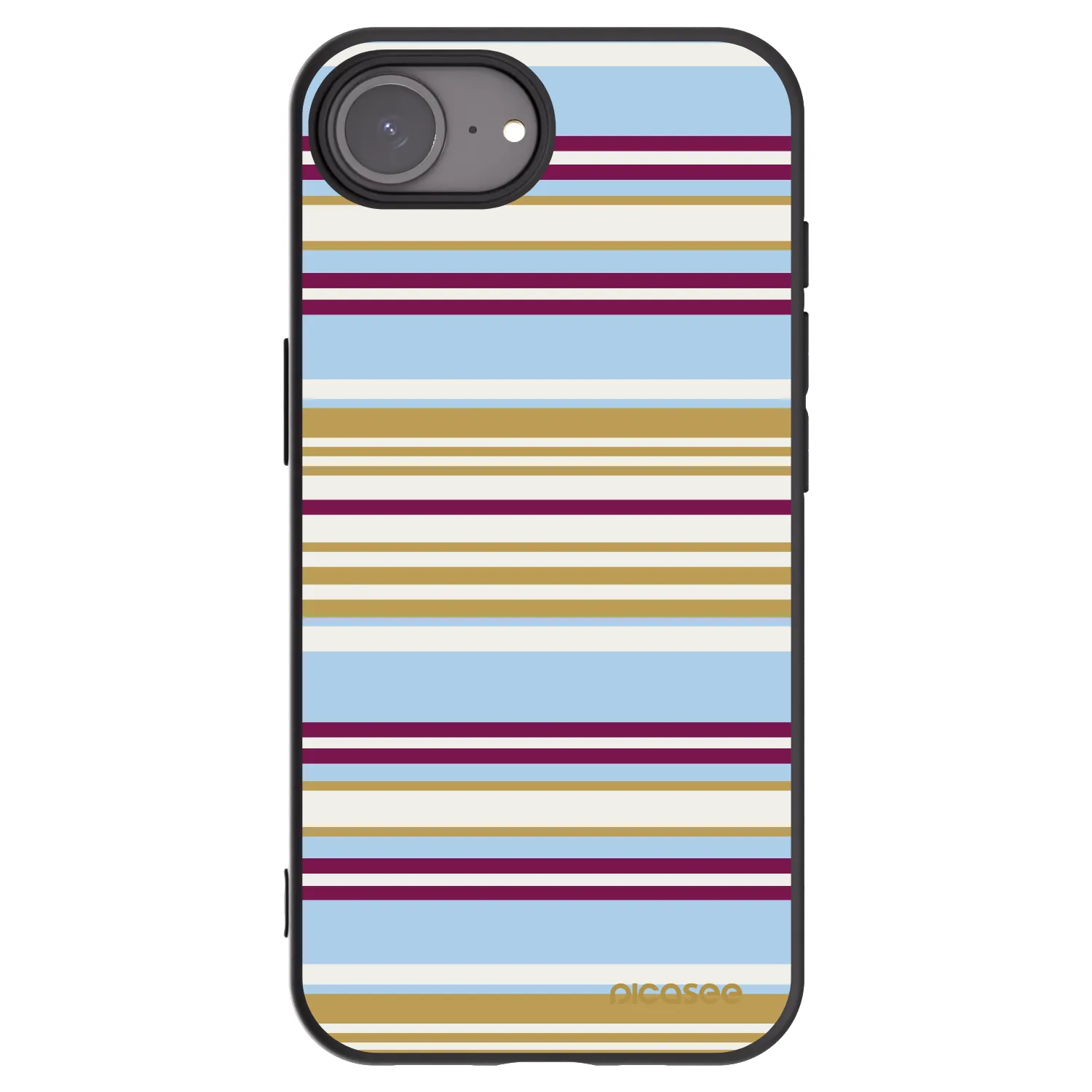Picasee silikonowe czarne etui na Apple iPhone 16e - Souvenir