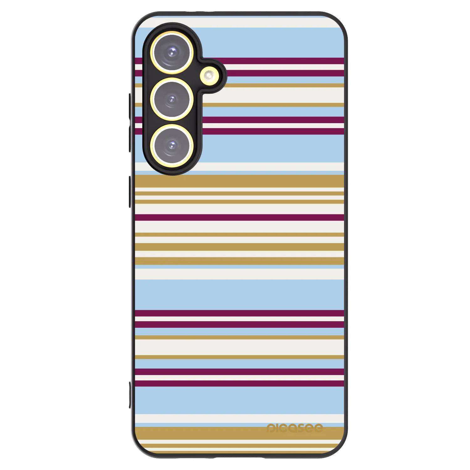 Picasee silikonowe czarne etui na Samsung Galaxy S24 FE S721B - Souvenir