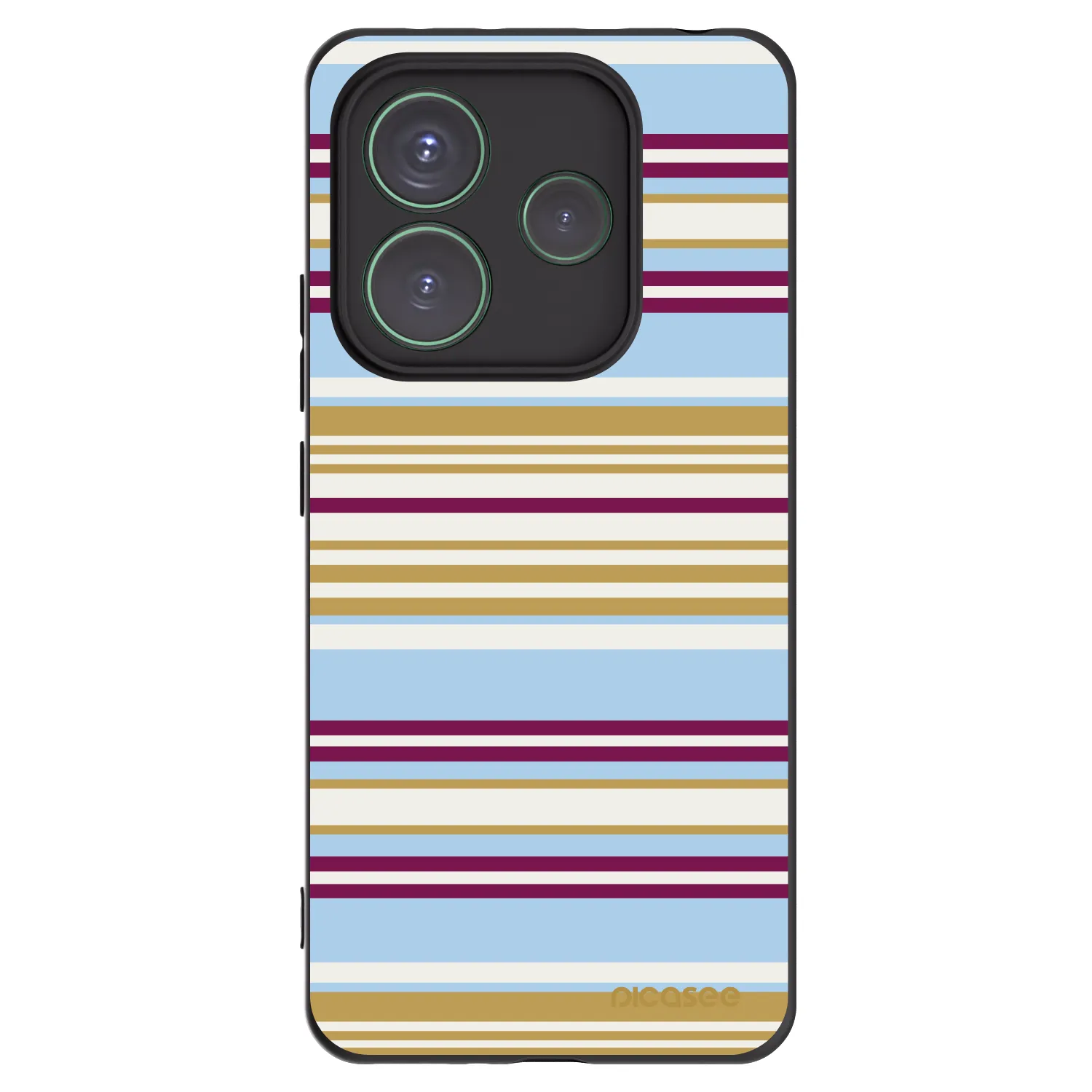 Picasee silikonowe czarne etui na Xiaomi Redmi Note 14 5G - Souvenir