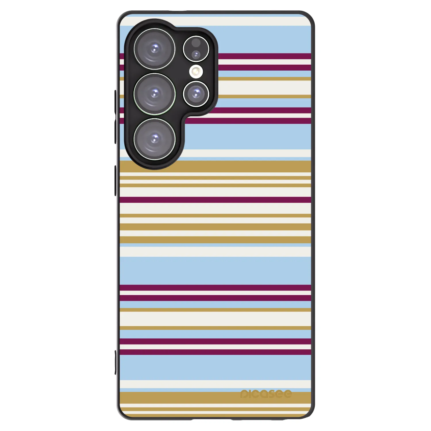 Picasee silikonowe czarne etui na Samsung Galaxy S25 Ultra 5G - Souvenir