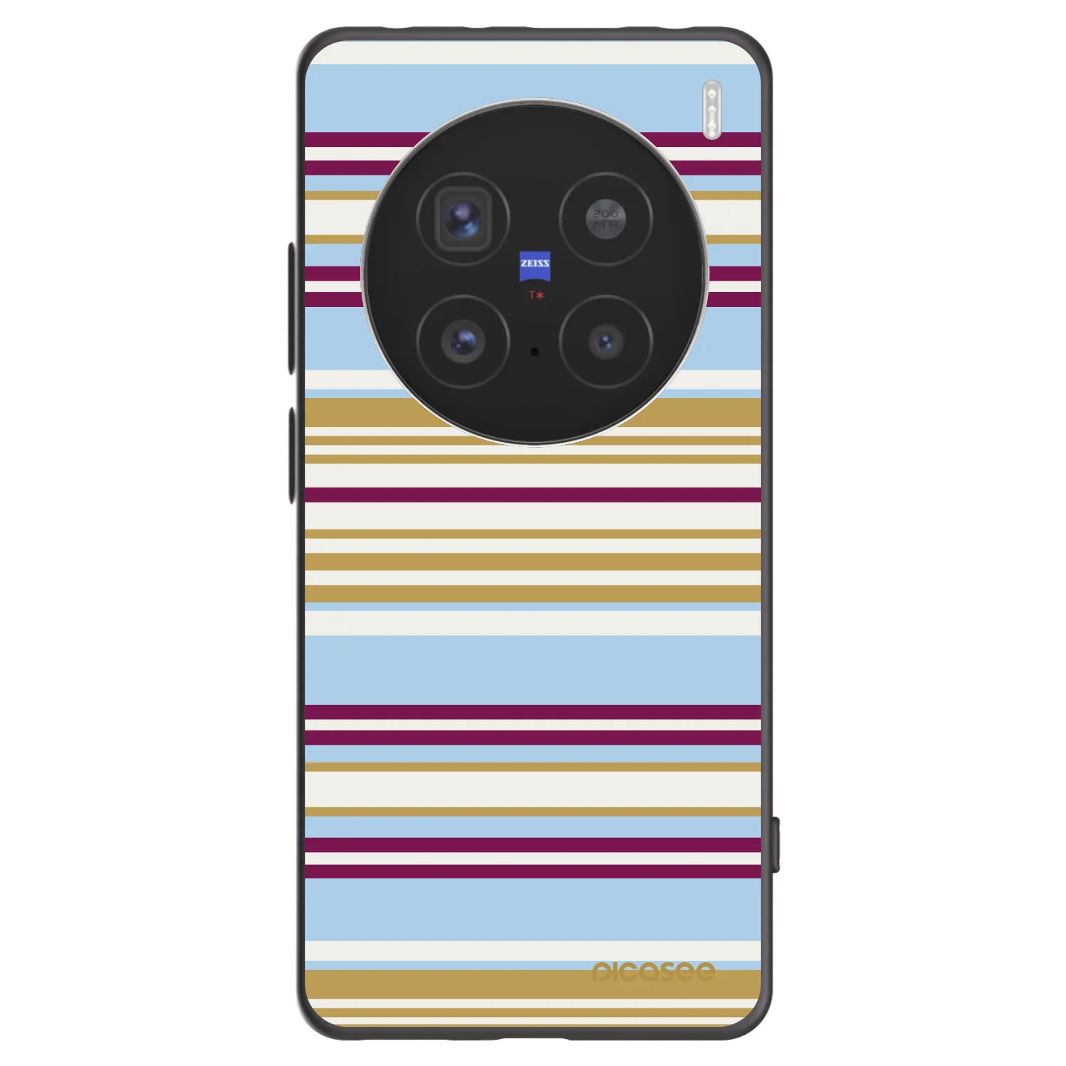 Picasee silikonowe czarne etui na Vivo X200 Pro - Souvenir