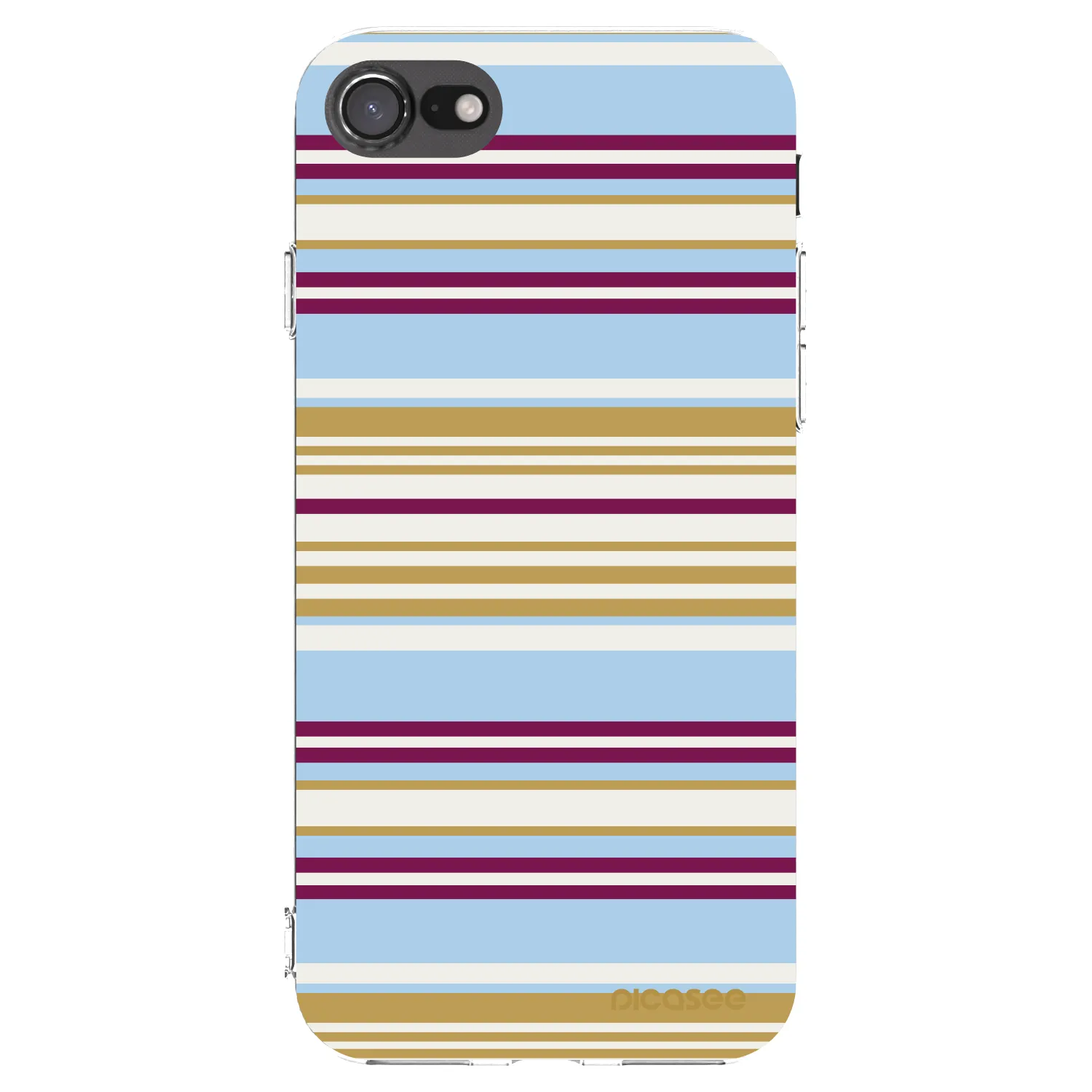 Picasee silikonowe przeźroczyste etui na Apple iPhone 8 - Souvenir